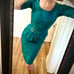 Gorgeous Emerald Green Wiggle Dress