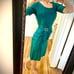 Gorgeous Emerald Green Wiggle Dress
