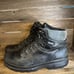 Mens Ecco Rugged Trek Black Leather Waterproof Ankle Boots Size 45 US 11-11.5 M