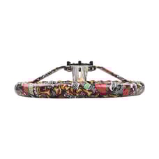 NEW JDM UNIVERSAL 350MM STICKERBOMB Acrylic Deep Dish 6 Holes Steering Wheel
