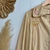 Free People button-down shirt Small floral embroidered ruffled cotton smocked