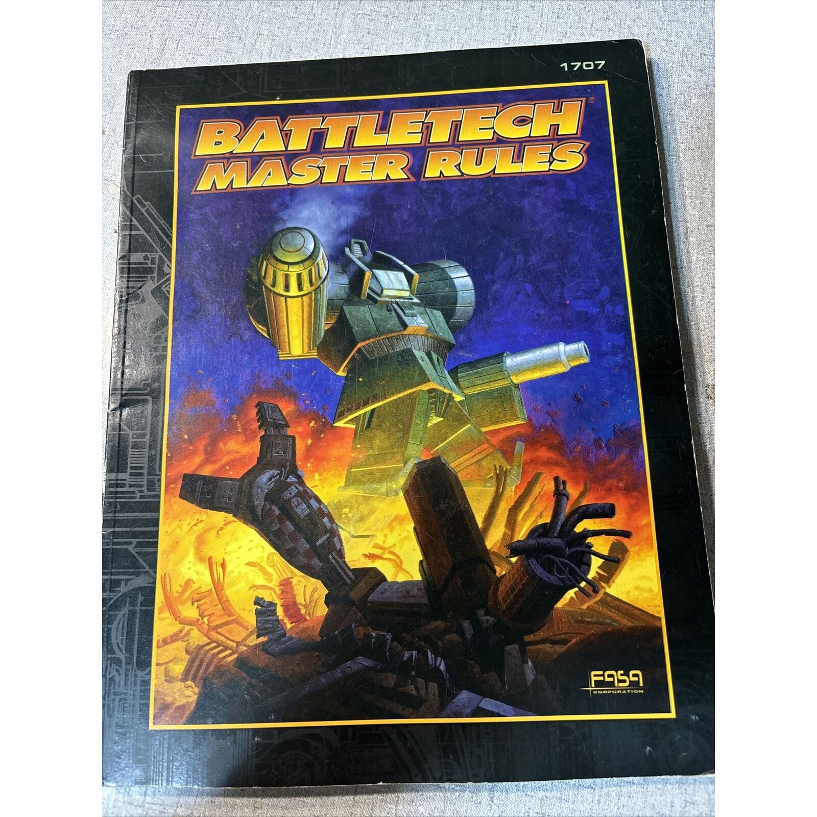 BATTLETECH MASTER RULES [1707] FASA CORP 1998 mechwarrior/battlemech RPG Book