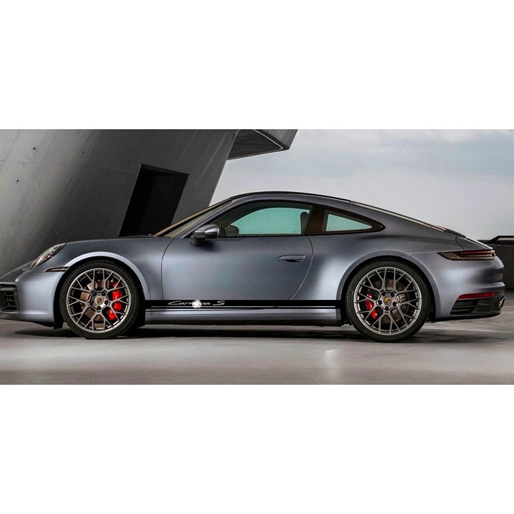 Custom Carrera S Triple Stripe Side Decals Set For Porsche 911 2020-2024 992
