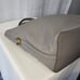 Fossil Pebble Gray Leather Double Handle Satchel Handbag