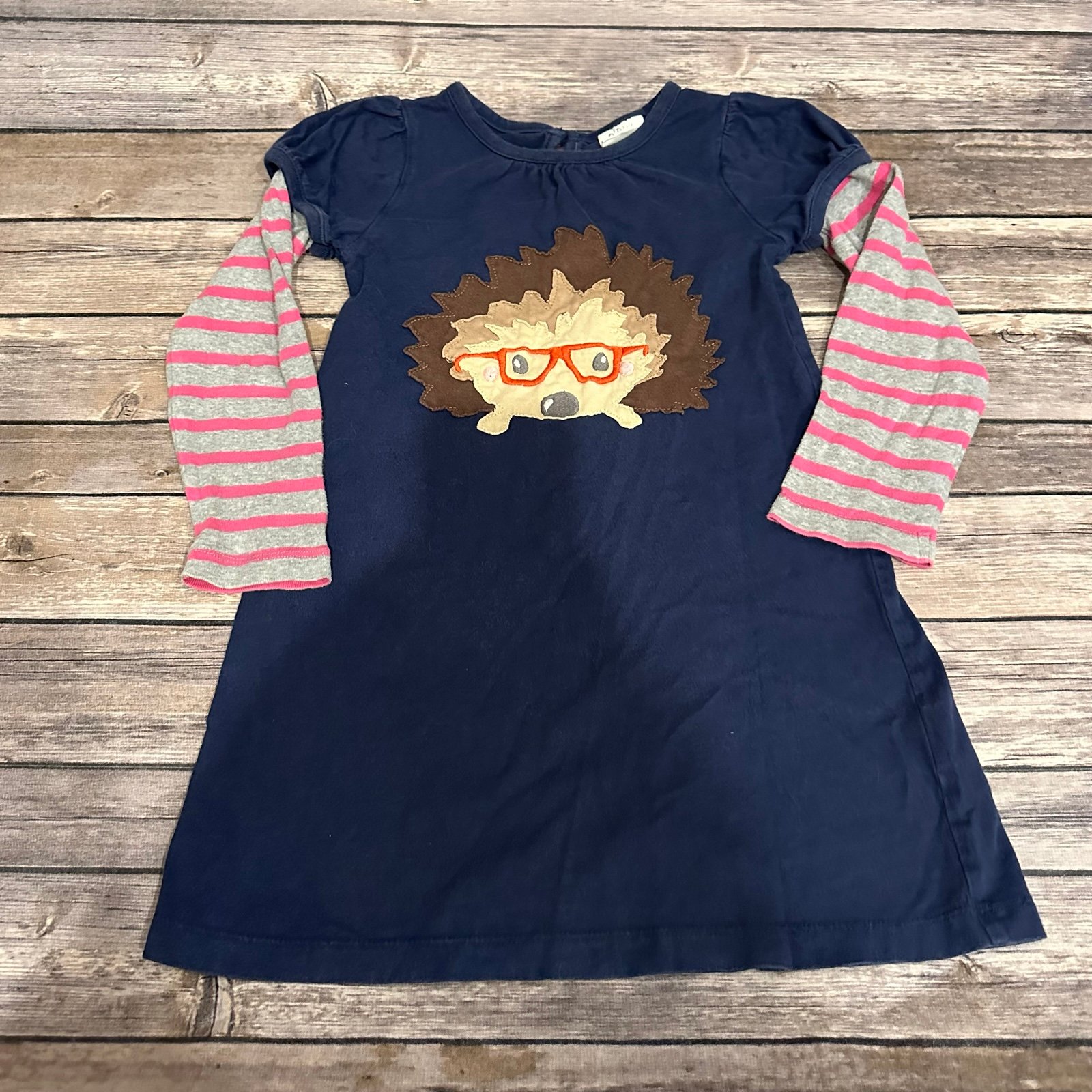 Mini boden hedgehog dress play fade 4/5