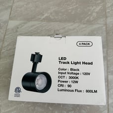 LED Track light head (4 pack)