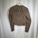 Free People Women's Green Cropped Embroidered Side Zip Canvas Military Jacket Si