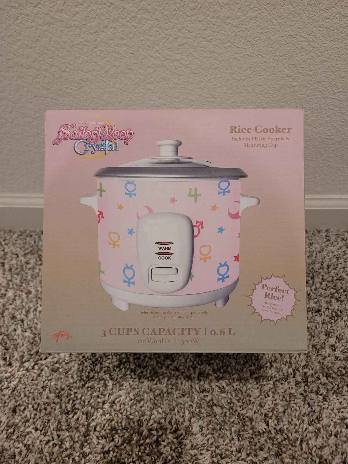 Sailor Moon Sailor Guardian Symbols 3-Cup Rice Cooker