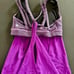 Lululemon Size 4 - Nouveau Limits Tank with Purple Herringbone Pattern
