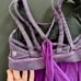 Lululemon Size 4 - Nouveau Limits Tank with Purple Herringbone Pattern