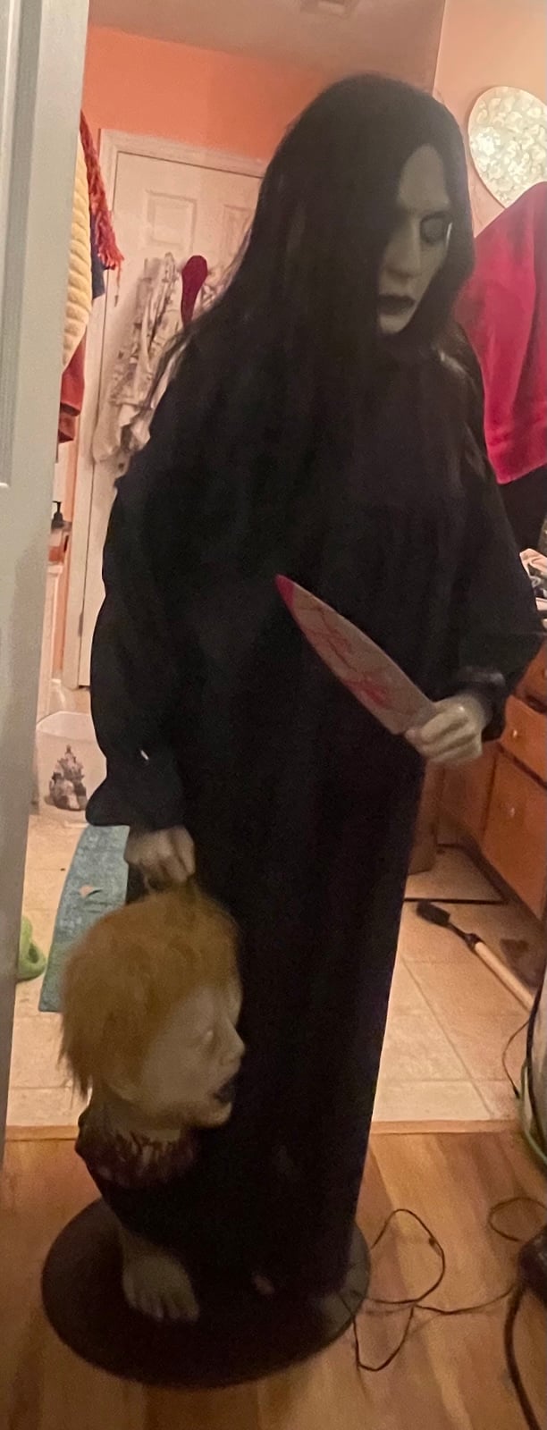 Vintage Gemmy Life Size Donna the Dead Retired Animatronic Halloween for Luis