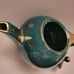 Hall 6 Cup Emerald Green and Gold Gilt Star Tea Pot