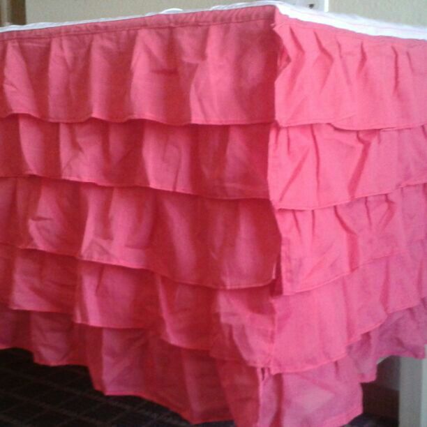 Handmade custom cribskirt