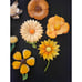 Vintage 1970s Mod MCM Lot of 8 Yellow Brown Flower Pins Brooches Metal Coro EUC!