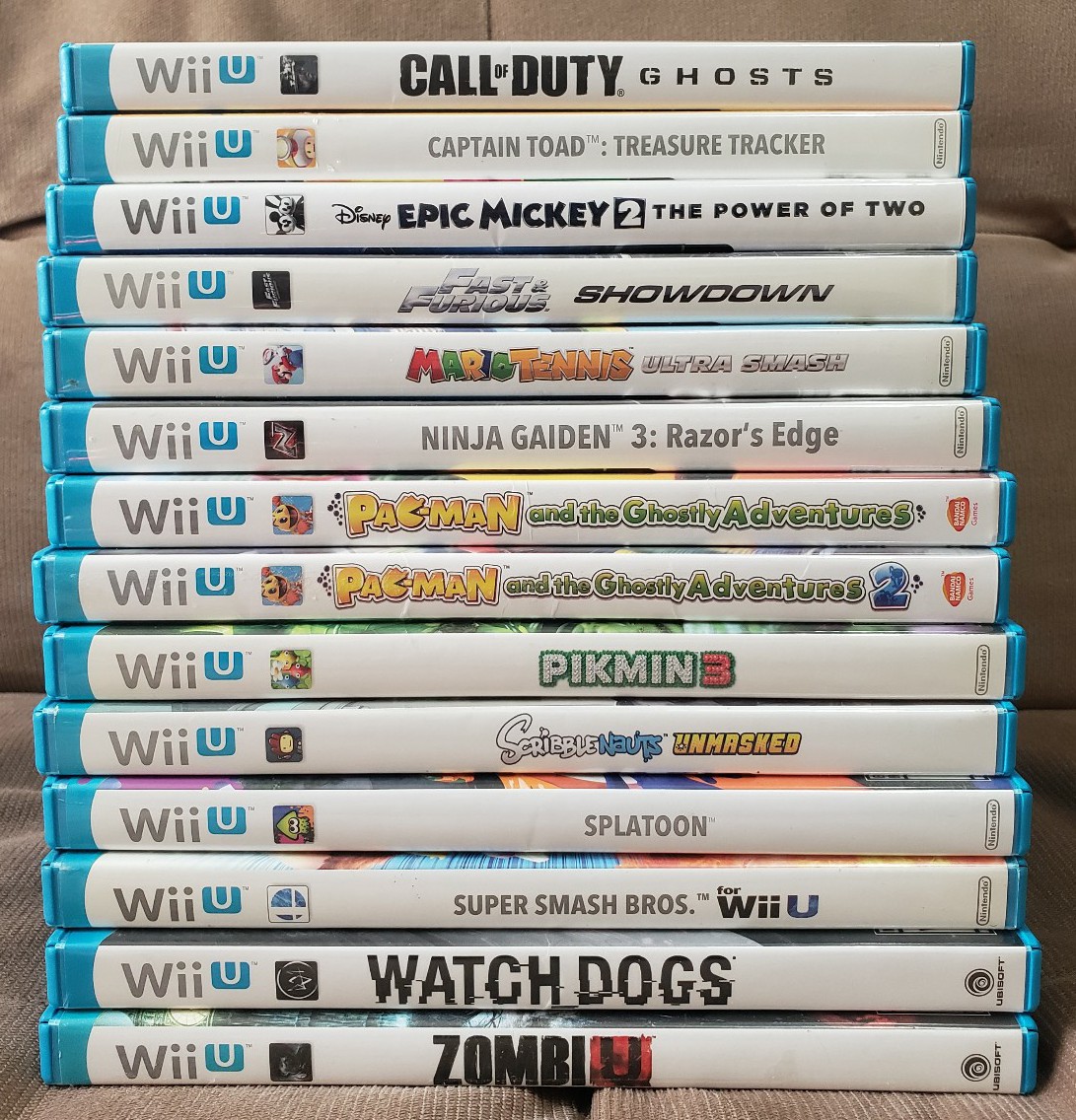 Nintendo Wii U Game Lot Bundle - 14 Games