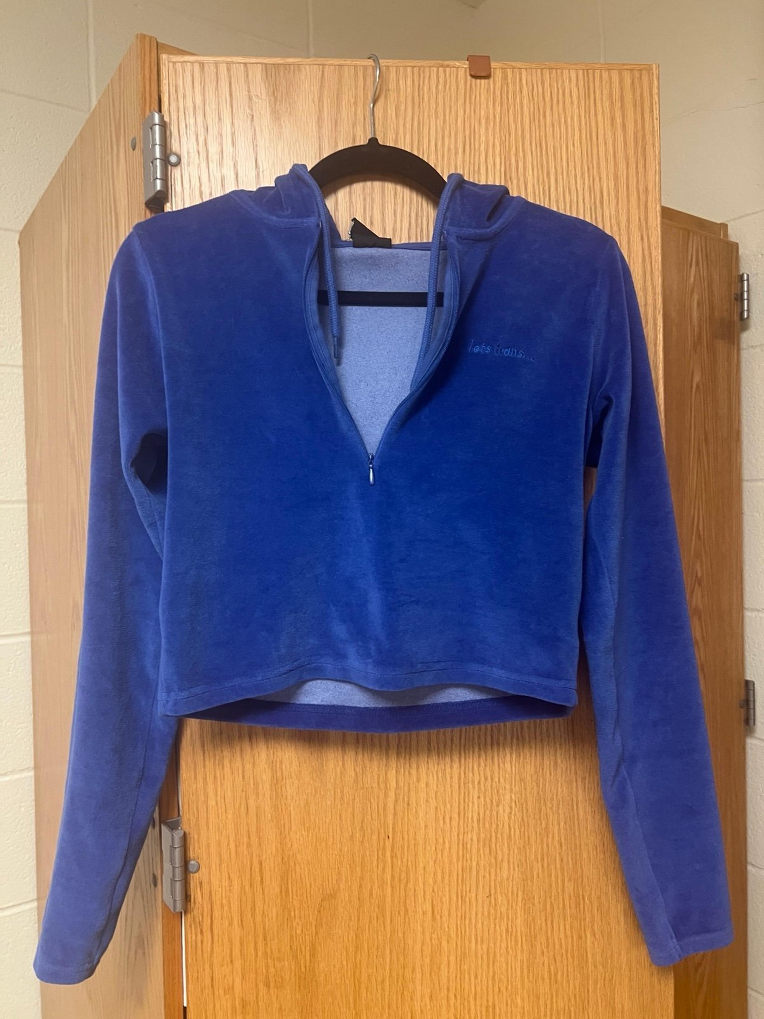Urban Outfitters cropped zip up hoodie