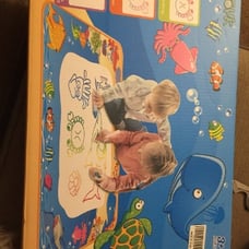 Water Doodle Mat Kids Painting Writing Color Doodle Drawing Mat Toy