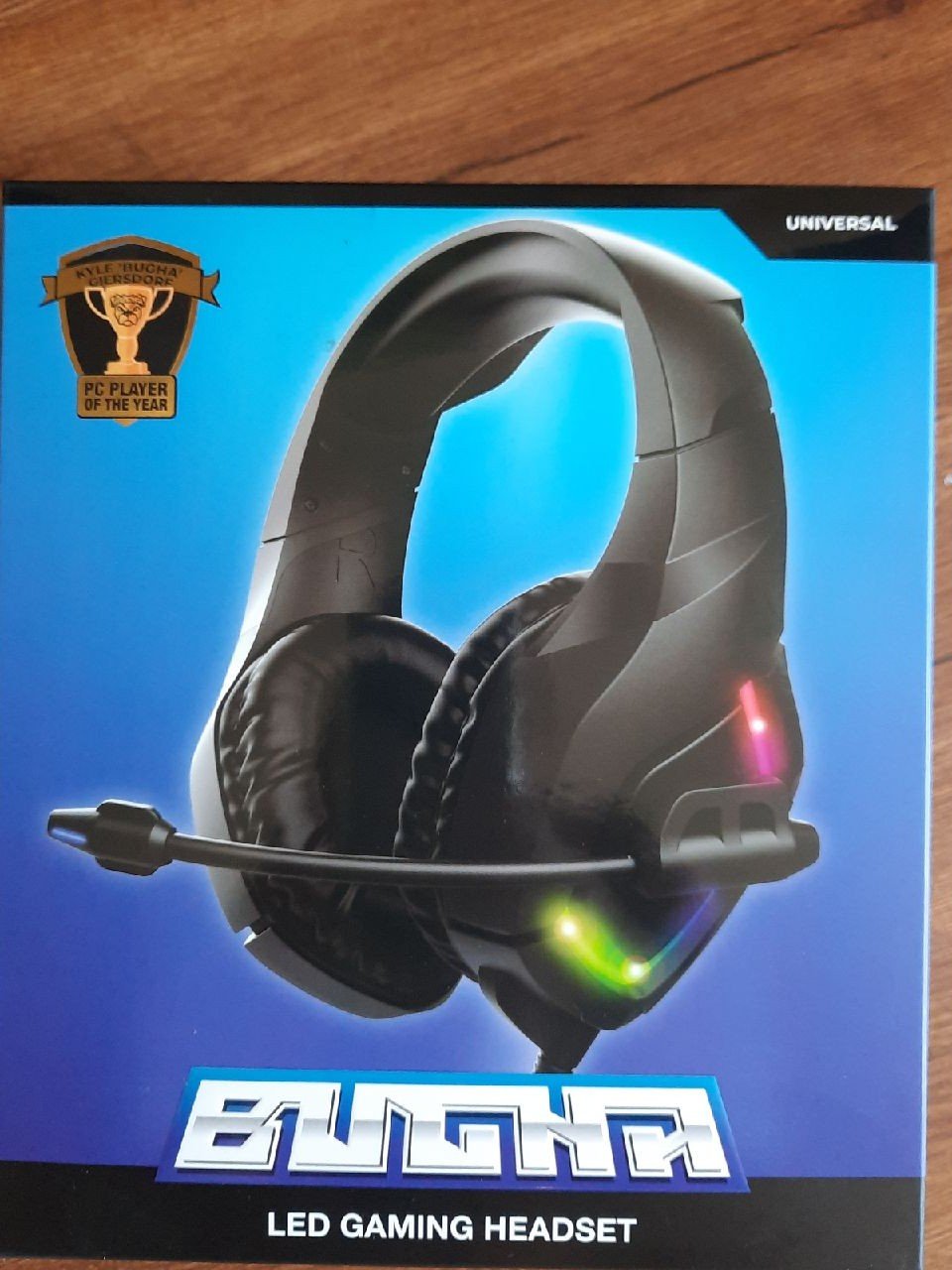 Universal LED gaming headset