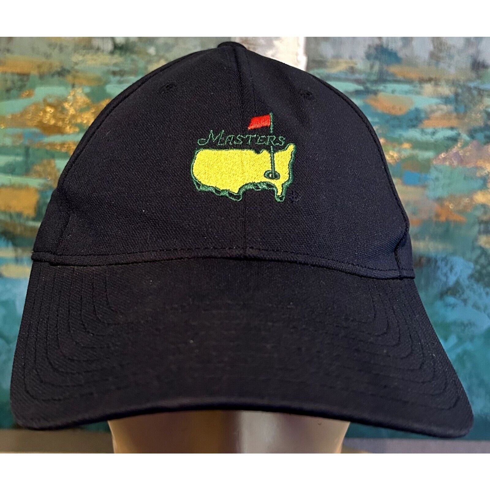 VTG Masters golf American Needle stretch one size black hat