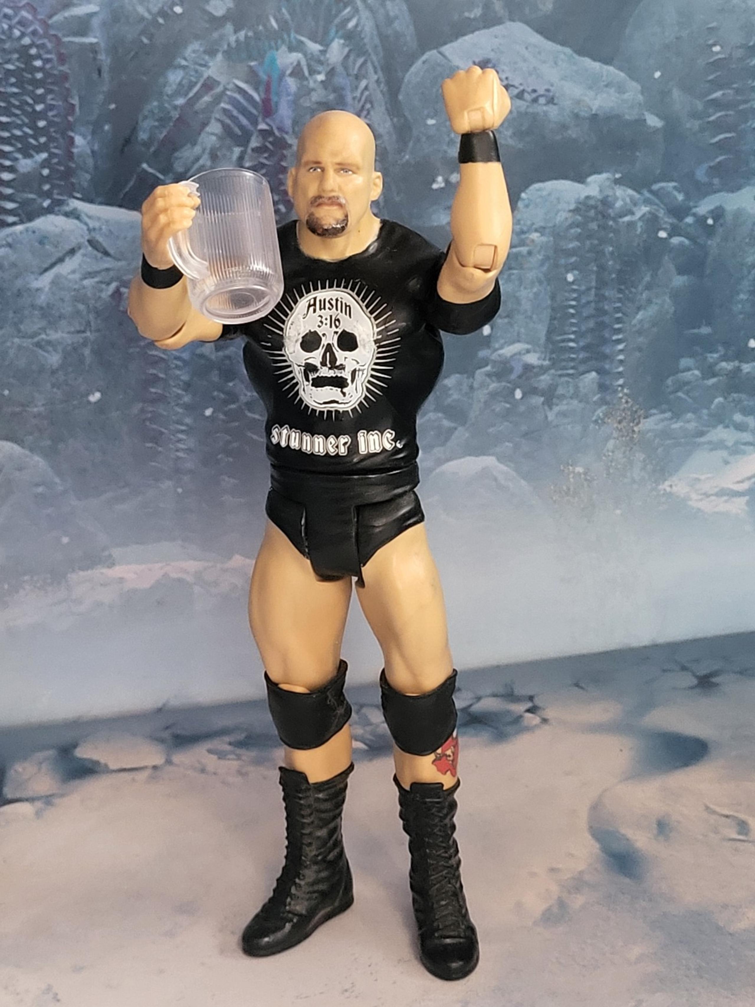WWE Stone Cold Steve Austin Action Figure W/ Accessories