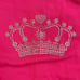 VICTORIAS SECRET PINK CARMINE ROSE LIMITED EDITION BLING FULL ZIP HOODIE SMALL