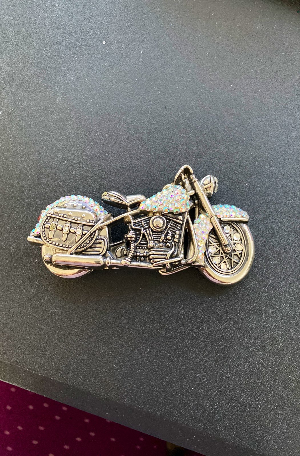 Harley Davidson Themed Motorcycle Buckle