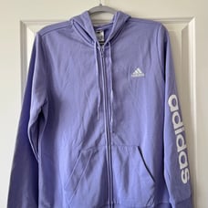 Adidas zip up hoodie Large