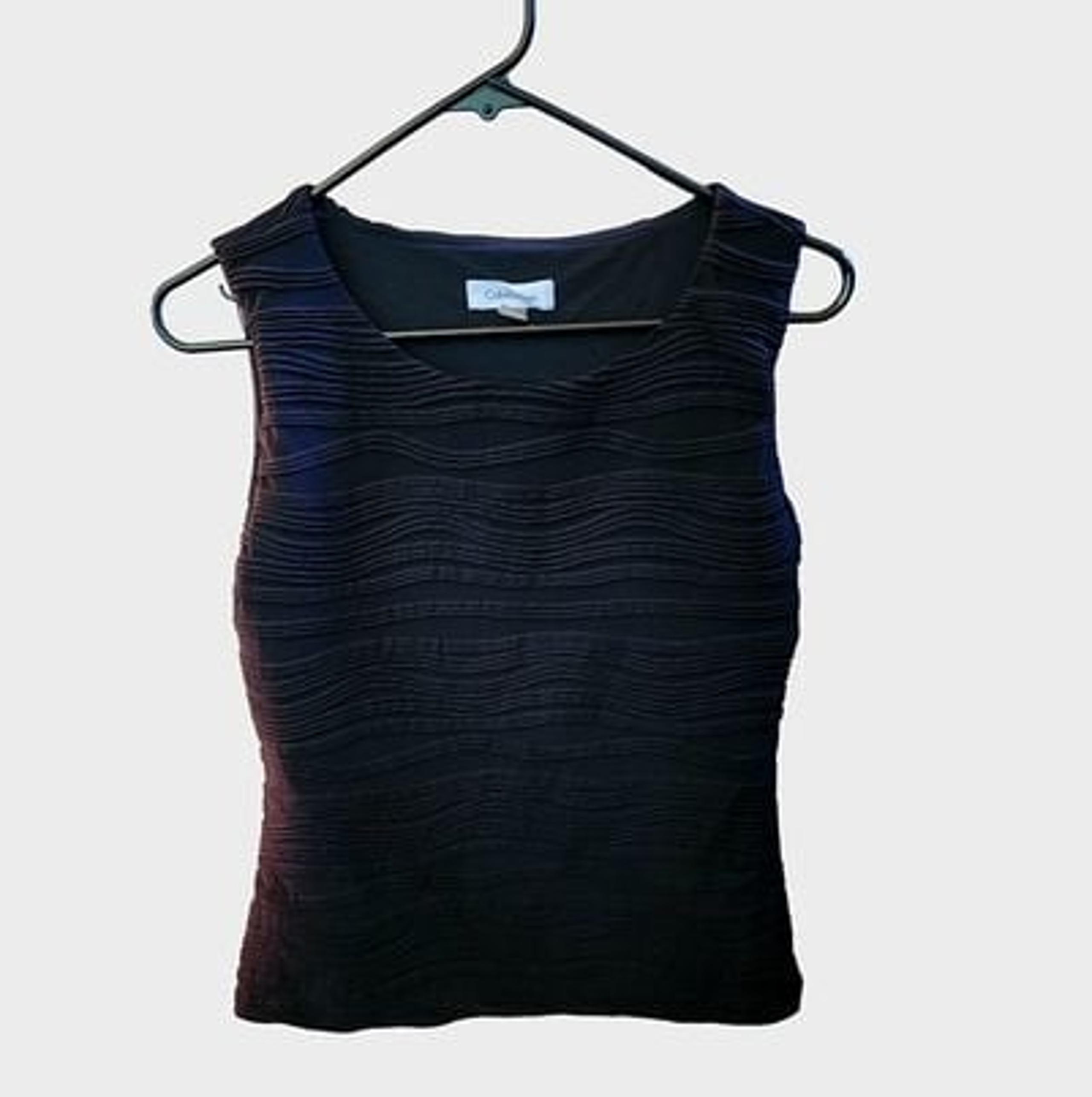 Calvin Klein Black Halter Top Size M