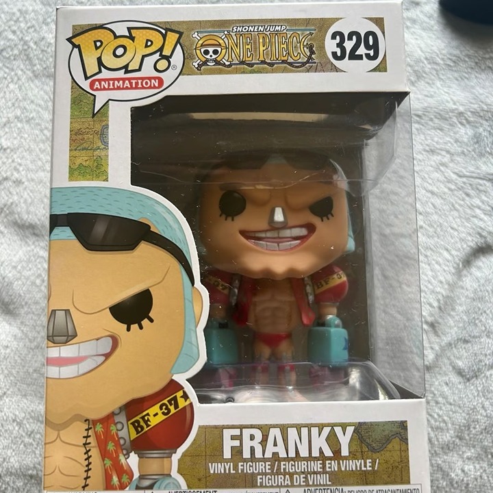 First release/OG One Piece Franky Funko Pop With HT Barcode, Super Minty!