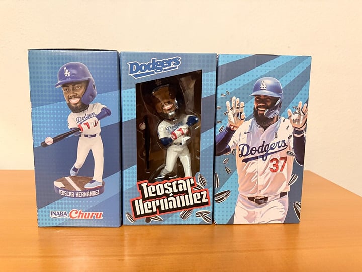 【説明必読】Dodgers Teoscar Hernández ボブルヘッド Teoscar Hernandez Los Angeles Dodgers 2024 Home Run Derby