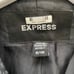 Express Women’s Wool Blend Lined Dark Gray Peacoat Jacket Size 9/10