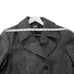 Express Women’s Wool Blend Lined Dark Gray Peacoat Jacket Size 9/10