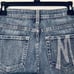 GUESS BY MARCIANO JEAN BERMUDA-Swarov ski Crystals-Mid Waist-Size 26 (27) VTG-NW