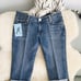 GUESS BY MARCIANO JEAN BERMUDA-Swarov ski Crystals-Mid Waist-Size 26 (27) VTG-NW