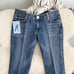 GUESS BY MARCIANO JEAN BERMUDA-Swarov ski Crystals-Mid Waist-Size 26 (27) VTG-NW