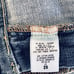 GUESS BY MARCIANO JEAN BERMUDA-Swarov ski Crystals-Mid Waist-Size 26 (27) VTG-NW