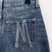 GUESS BY MARCIANO JEAN BERMUDA-Swarov ski Crystals-Mid Waist-Size 26 (27) VTG-NW