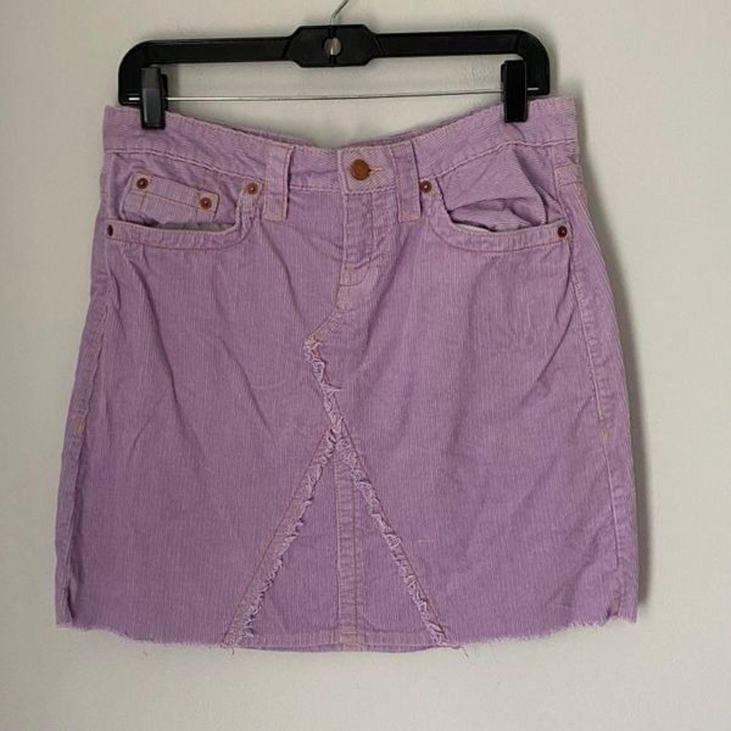 Delias Juniors Purple Corduroy Mini Skirt size 9/10