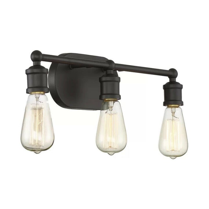 Meridian 3 Light Bath Bar Oil Rubbed Bze
