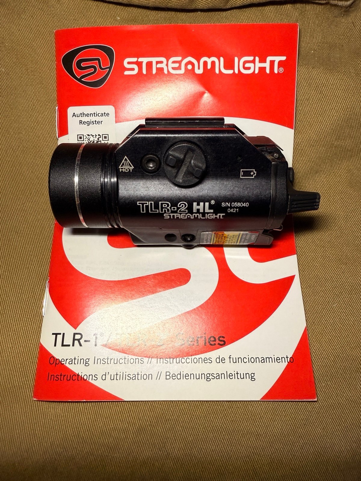 Streamlight TLR-2 HL