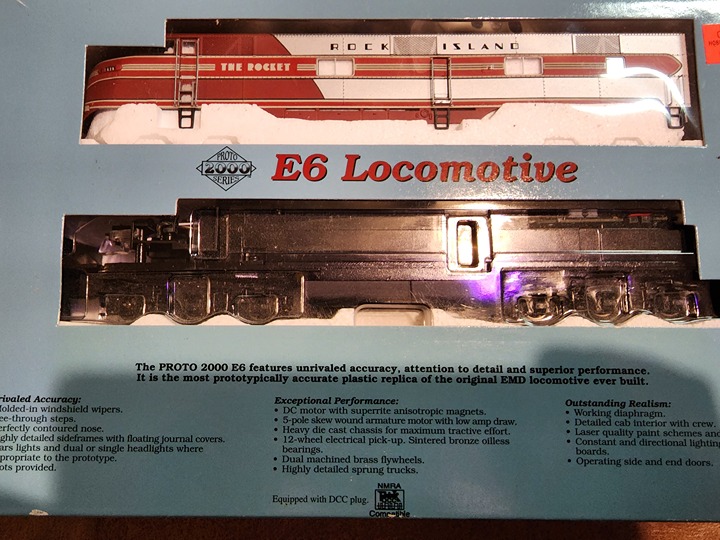 Proto 2000 HO Scale Train E6 Rock Island Locomotive