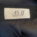 Vintage A.S. II Black Long Wool Blend Coat Made In U.S.A.