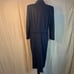 Vintage A.S. II Black Long Wool Blend Coat Made In U.S.A.