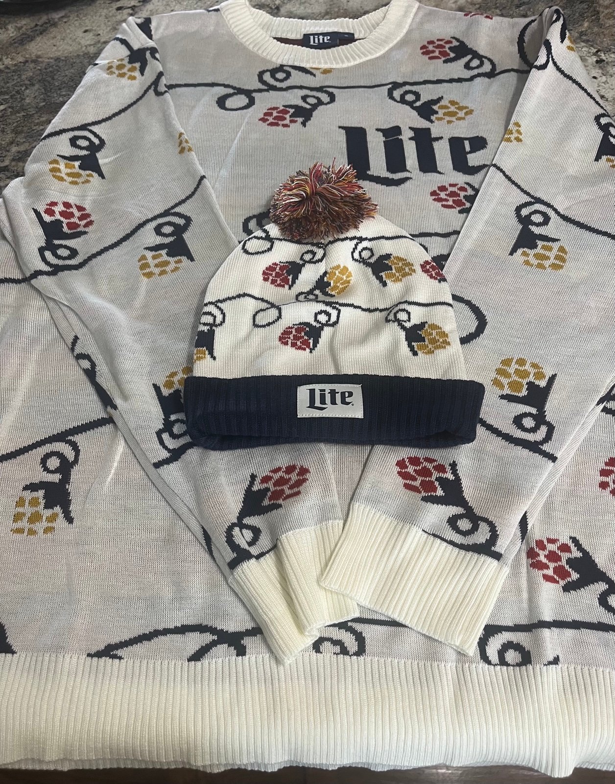 miller lite sweaters