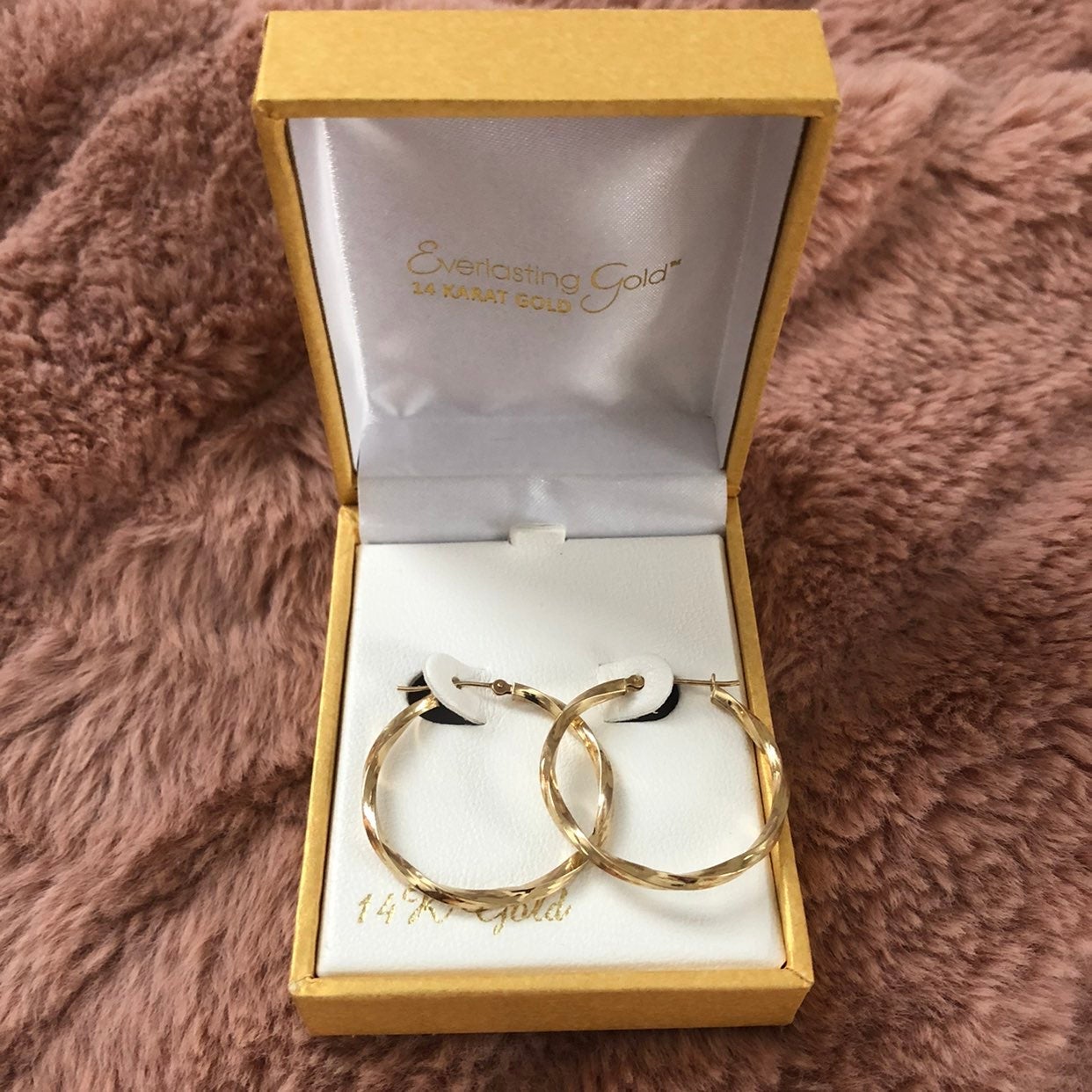 14k solid gold earrings