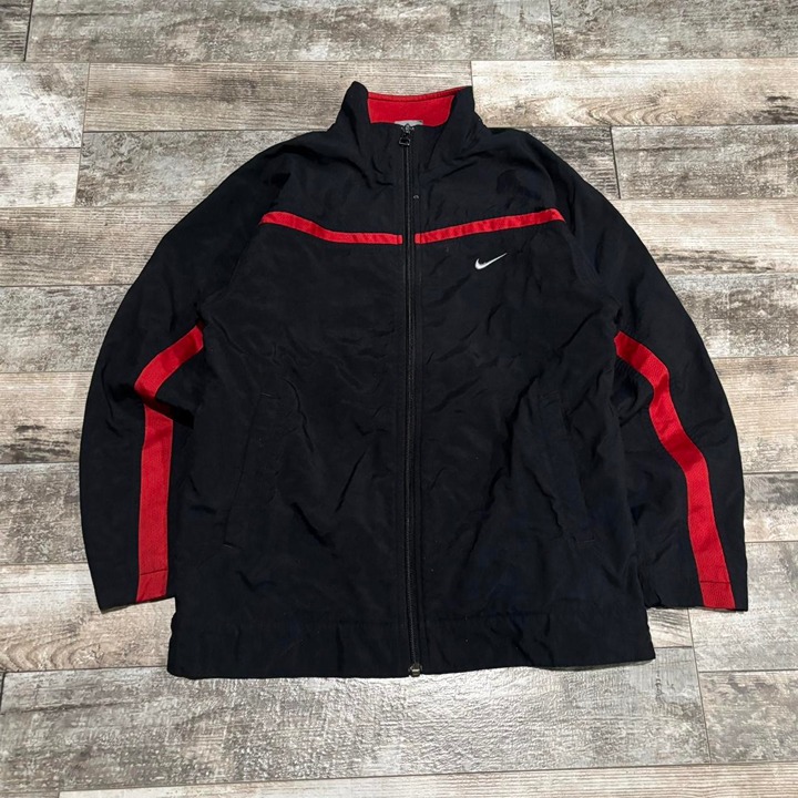 Vintage Y2K Navy Nike Colorblock Swoosh Track Fleece