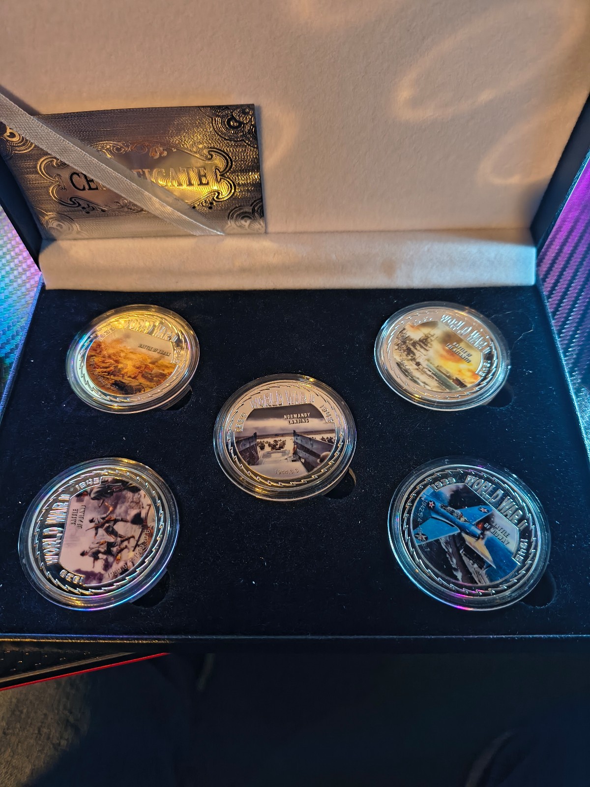 .999 silver plated world war 2 collection!