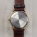 Vintage Carriage Women's Gold Tone Watch With Brown Leather Band
