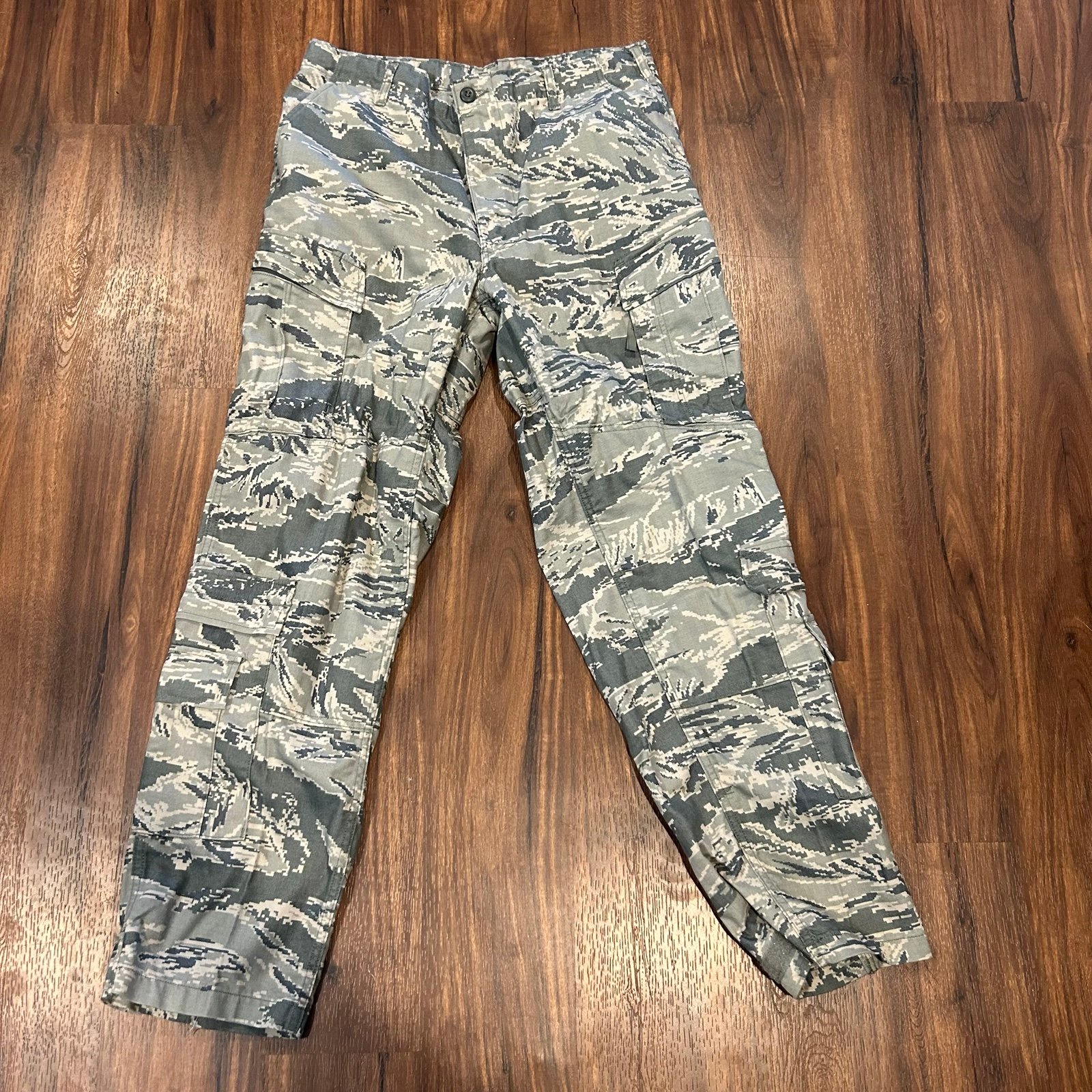 USAF Air Force Battle Trousers Digital Camo Camouflage Cargo Pants Size Medium