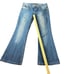 A Chip and Pepper Sunnybrook Ultra Flare Light Wash 5 Pocket Womens Jeans Size 7